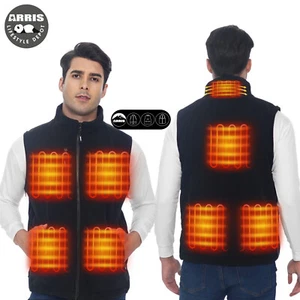 ARRIS Mens Heated Vest Size Adjustable Electric Heating Clothing & 7.4V Battery - Picture 1 of 9