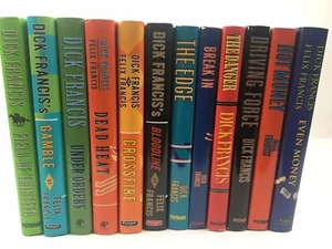 Dick Francis Putnam Edge Bloodline Crossfire Gamble Dead Heat Money Orders Lot - Picture 1 of 11