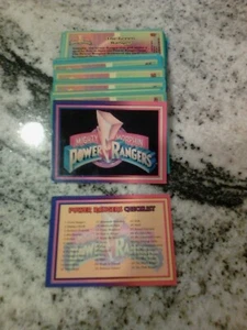 Mighty Morphin Power Rangers 1994 Trading Cards 72 Card Set - Picture 1 of 2