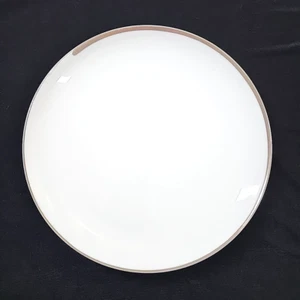 Piatto Mikasa Fine China pennello platino bianco LAL21 Giappone 12,25" - Foto 1 di 4
