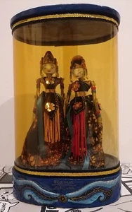 Indonesische Puppen Rama & Shinta. Handbemalt. Vintage. - Bild 1 von 24
