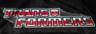 VINTAGE Transformers Logo Metal Sign 26" X 7" New RARE