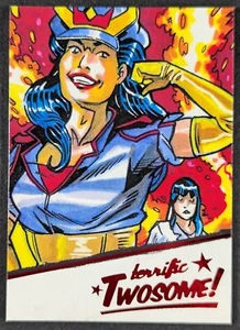 Wonder Woman 2018 Cryptozoic DC Comics Bombshells Terrific Twosome Card #T9 (NM) - Picture 1 of 2