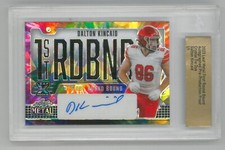2023 Leaf Metal DALTON KINCAID First Round Bound Proof 1/1 Auto Crystal Tie Dye