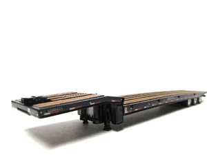 DCP ERSTER GETRIEBE MASSSTAB 1/64, TALBERT DREIACHS REISEANHÄNGER, SCHWARZ, 5553-TA - Bild 1 von 6