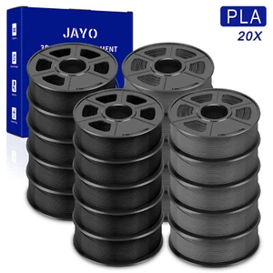 Bulk Jayo 20kg Pla Filament Black Gray 3D Printer Consumables 1.75MM - Picture 1 of 9