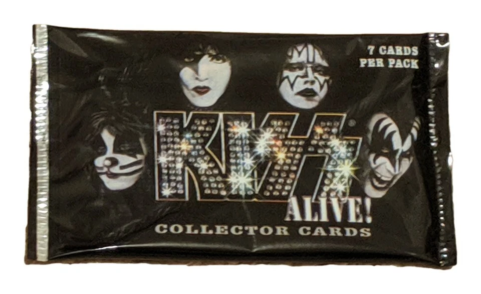 One Unopened 7 Card Pack 2001 KISS Alive! Collector Trading Cards - Image 1 of 1