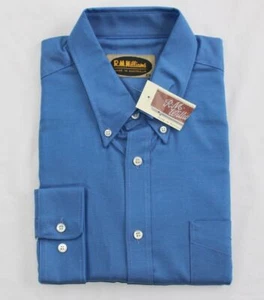 Nuevo R.M. CAMISETA Williams Botón Oxford Hombre XXL 2XL Azul Algodón HECHA EN AUSTRALIA - Imagen 1 de 6