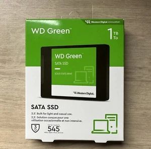 Western Digital (WD) Green 2.5" 1TB SSD - SATA III - NEW SEALED - Photo 1/5