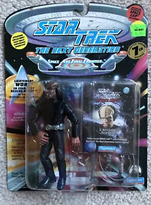 STAR TREK TNG WORF STARFLEET RESCUE Action Figure Playmates 1994 NOC “16” - Picture 1 of 12