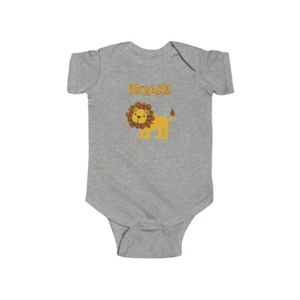 ROAR! Lion Infant Body Suit | Novelty Design | Infant Lion Design - Picture 1 of 11