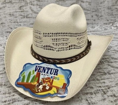 KIDS BABY TODDLER WESTERN COWBOY RODEO  HAT, SOMBRERO VAQUERO, BOYS WESTERN HAT - Image 1 of 4