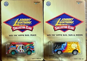 Juego de autobús hippie VW Johnny Lightning Collector Club años 60 - Imagen 1 de 1