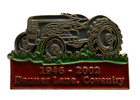 MASSEY FERGUSON BANNER LANE FACTORY CLOSURE COVENTRY RARE TRACTOR PIN BADGE