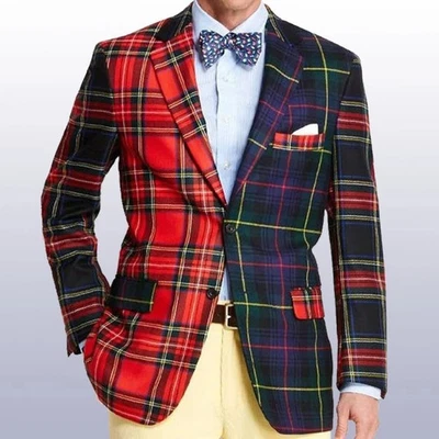 Veste tartan homme Stewart laine Highland mariage écossais \veste de fête pour homme - Photo 1/2