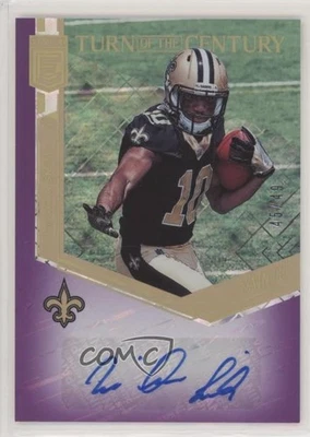 2018 Donruss Elite Turn of the Century Purple /49 Tre'Quan Smith Rookie Auto RC - Image 1 of 2