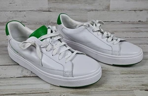 Kizik Vegas Schuhe Unisex M's 11 / W's 12,5 weiß grün Schnürschuhe Sneaker Turnschuhe - Bild 1 von 7