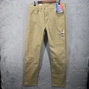 Pantalone Levis Uomo 34x34 502 Taper Khaki Pants Tan Tutte le Stagioni Elasticizzato Nuovo con etichette - Foto 1 di 14