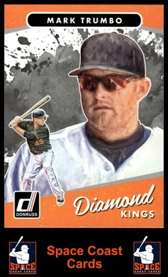 Donruss #3 Mark Trumbo 2017 cian trasero Foto 1 de 2