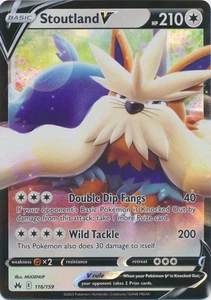 Holo Stoutland V 116/159 Ultra Rara Corona Zenith - Foto 1 di 1