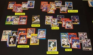 New York Yankees Sox Baseball Cards Stars & Duds Mostly Late 80' Early 90's LOT - Imagen 1 de 24