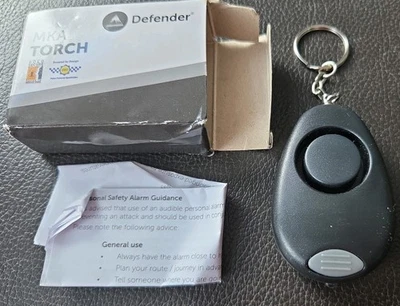 Defender MKA Torch Personal Attack Alarm For Women - New Police Accredited   - Image 1 of 2