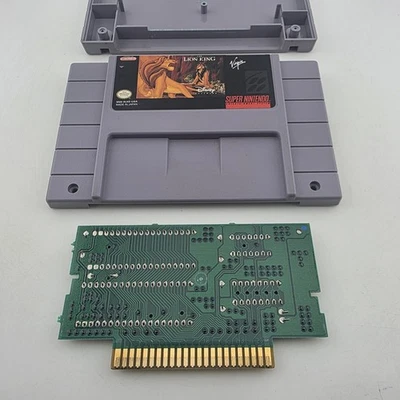 The Lion King - Cartridge Only - Super Nintendo Nes - 1994 - Cleaned - Tested - Image 1 of 4