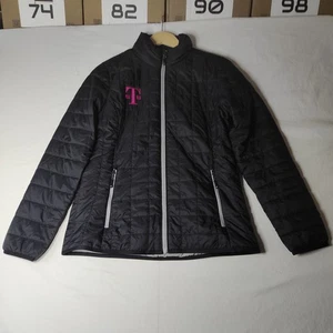 Cutter & Buck M T Mobile Embroidered WeatherTec Jacket Puffer Black Employee - Picture 1 of 12