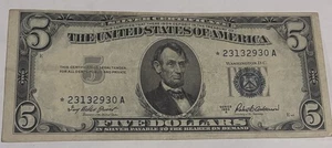 $5.00 STARS NOTES  Series 1953 - Picture 1 of 4