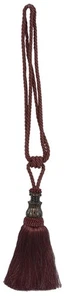 Elegance Burgundy Tapestry Decorative Tassels - Picture 1 of 2