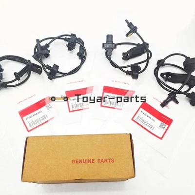 4Pcs Front & Rear ABS Wheel Speed Sensor For 2006-2011 Honda Civic 57450SNA003 Foto 1 de 4