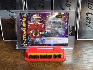 2024 Wild Card Alumination Brock Purdy Purple Cracked Ice Smashing 3/10 - Picture 1 of 2