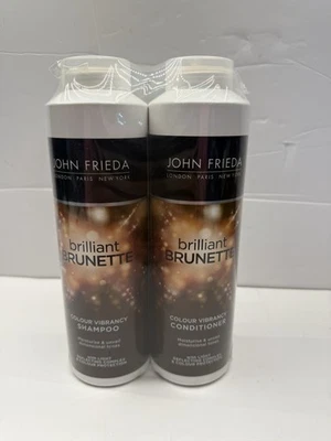 John Frieda Brilliant Brunette Colour Protecting Shampoo & Conditioner New Pack - Image 1 of 4