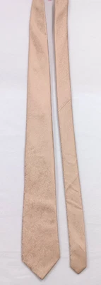 Corbata para hombre HI-TIE beige cachemira patrón floral 100 % seda a medida Foto 1 de 4