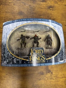 LOTR Mordor Orchi AOME Soldatini e Scene Battaglia Scala Set di 3 - Foto 1 di 6
