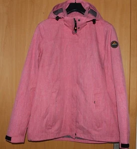 Eibsee Outdoorjacke Jacke Gr. 44/46 Rosa Meliert Wasserdicht Atmungsaktiv Neuw. - Bild 1 von 15