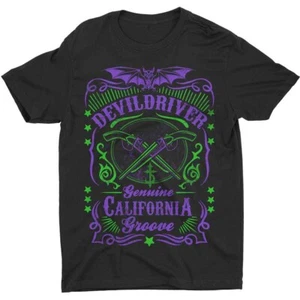CAMISETA DEVILDRIVER Cross Guns Neón S M L XL XXL Banda Oficial Mercancía - Imagen 1 de 1