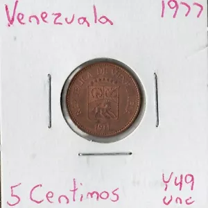 Moneda Venezuela 1977 5 céntimos Y49 - Imagen 1 de 2