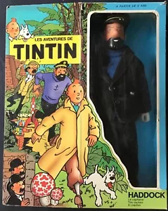 TINTIN Capitaine Haddock poupée figurine marque SERI 1985 Très bon état - Picture 1 of 6