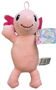 NWT Fiesta Snugglies Axolotl Plush Dark Light Pink Stuffed Animal Amphibian 2018 - Picture 1 of 4