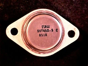 SVT450-5C - TRW Power Switching Transistor (TO-3) GENUINE - Foto 1 di 2