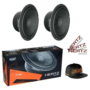 2 WOOFER HERTZ CENTO C165 C 165 da 16,5 cm 70 watt rms + cappellino + 3 stickers - Imagen 1 de 10