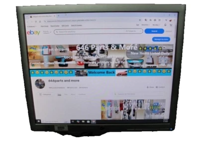 HP Compaq LA1956x Rotating Monitor With VGA & Power Plug Serial # 3CQ3110MG6 - Image 1 of 4