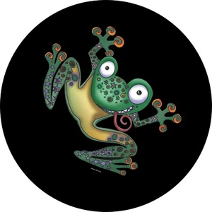 Flippin Frog Spare Tire Cover -Add tire size in NOTES during checkout - Picture 1 of 5