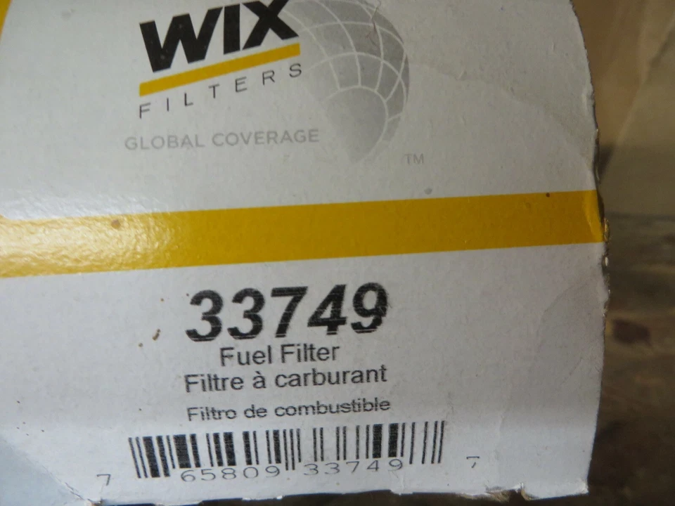FILTRO DE GAS FILTRO DE COMBUSTIBLE wix # 33749 NUEVO SIN USAR Foto 1 de 1