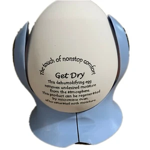 Reusable Silica Gel Moisture Absorber Beads Egg Dry Dehumidifier 10.5X8.3X12.5cm - Picture 1 of 3