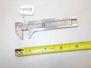 Pinza Vernier, HYDE PARK MFG. CO. No. Pinza de bolsillo 85 de colección 3", hecha en EE. UU. - Imagen 1 de 4