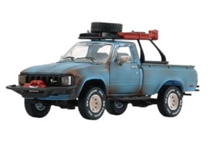 BM Creations Hong Kong Toyota Hilux 1980 Rusting Blue w accessories - Picture 1 of 1