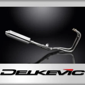 KAWASAKI ER5 1996-07 FULL EXHAUST SYSTEM 320mm STAINLESS TRI SILENCER - Picture 1 of 4