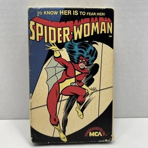 BetaMax Stan Lee's SPIDER-WOMAN 1982 Vintage Beta Tape Rare MCA MARVEL Comics - Picture 1 of 7